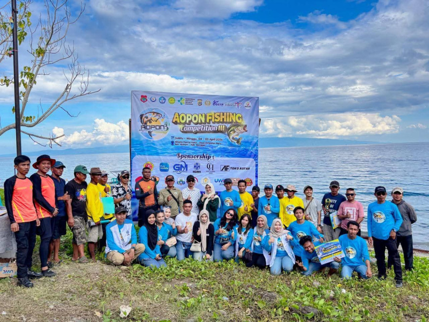 OPEN TURNAMEN AOPON FISHING COMPETITION III 2026 Sukses Digelar di Dimpalon Baru
